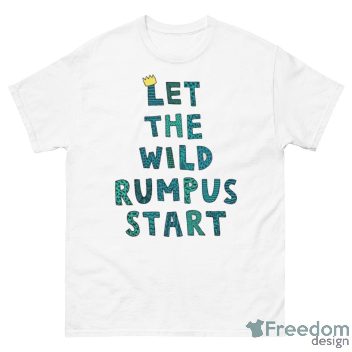 Cartoon Wild Rumpus Where The Wild Things Are Shirt - 500 Men’s Classic Tee Gildan