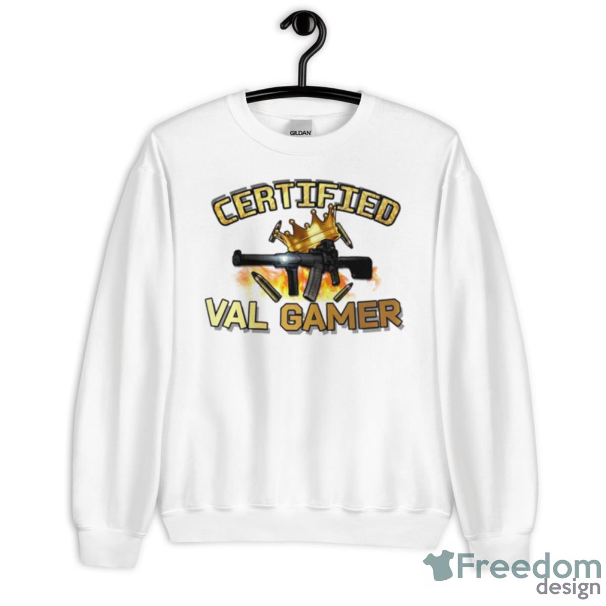 Certified Val Gamer Shirt - Unisex Heavy Blend Crewneck Sweatshirt