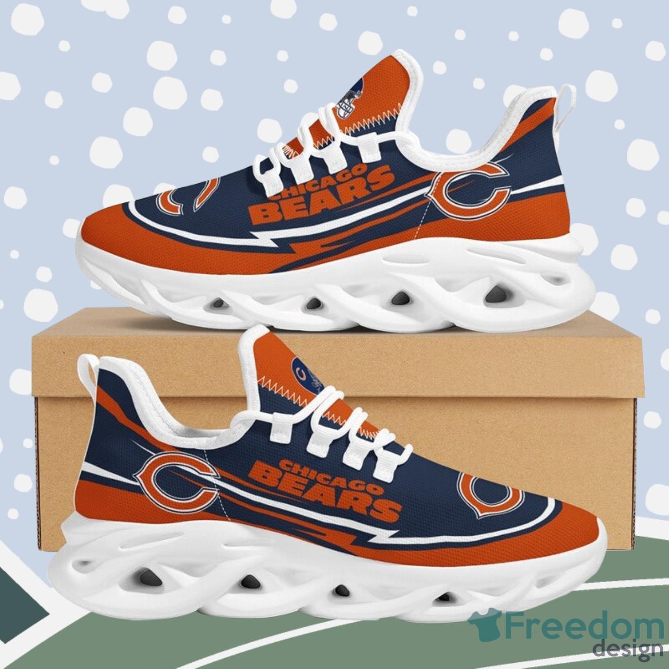 Chicago Bears NFL Max Soul Running Shoes For Fan Product Photo 2