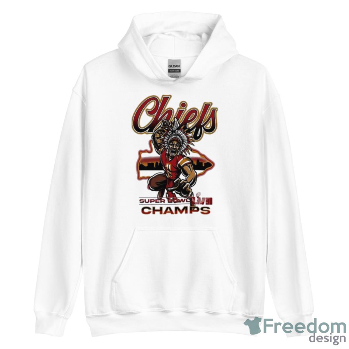 Chiefs Sb Lvii Champs Shirt - Unisex Heavy Blend Hooded Sweatshirt