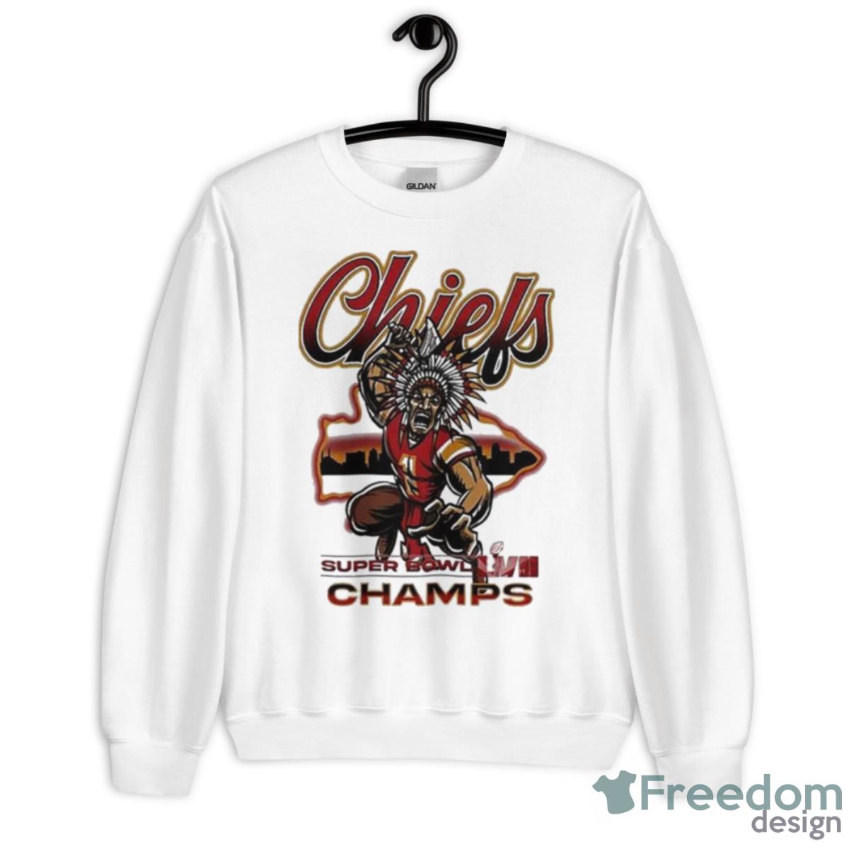 Chiefs Sb Lvii Champs Shirt - Unisex Heavy Blend Crewneck Sweatshirt