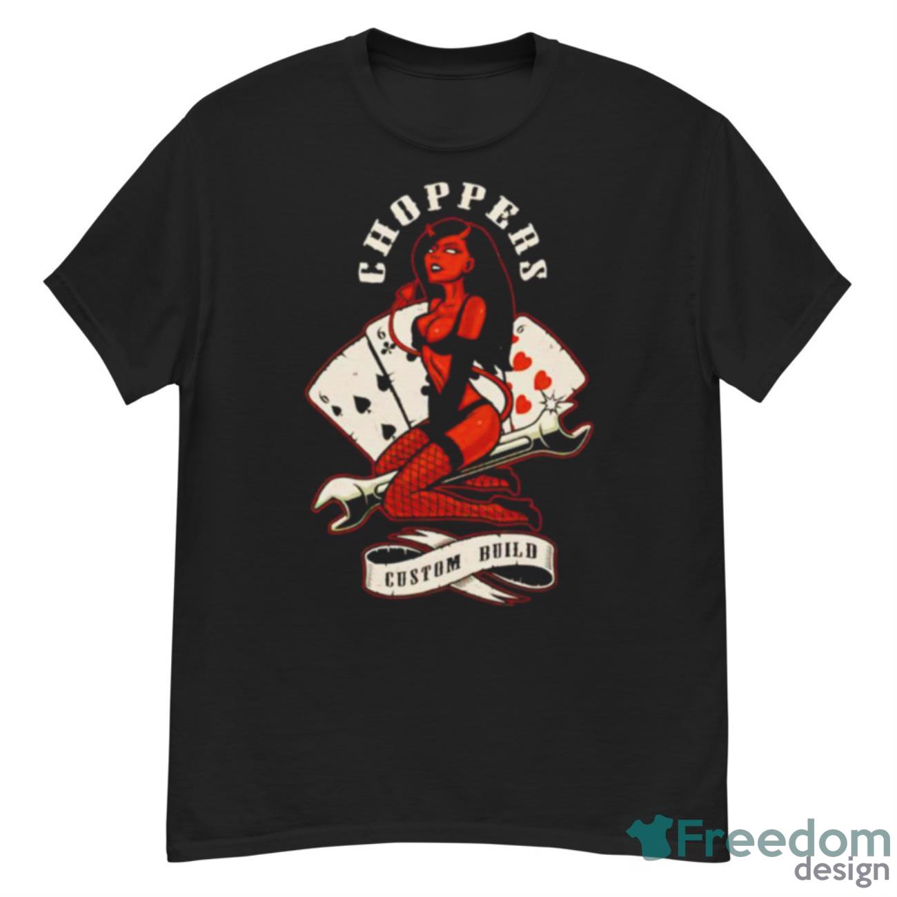 Choppers Poker Sexy Girls Shirt - G500 Men’s Classic T-Shirt