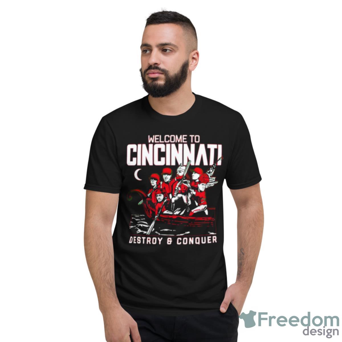 Cincinnati Vikings Destroy And Conquer Shirt - Short Sleeve T-Shirt