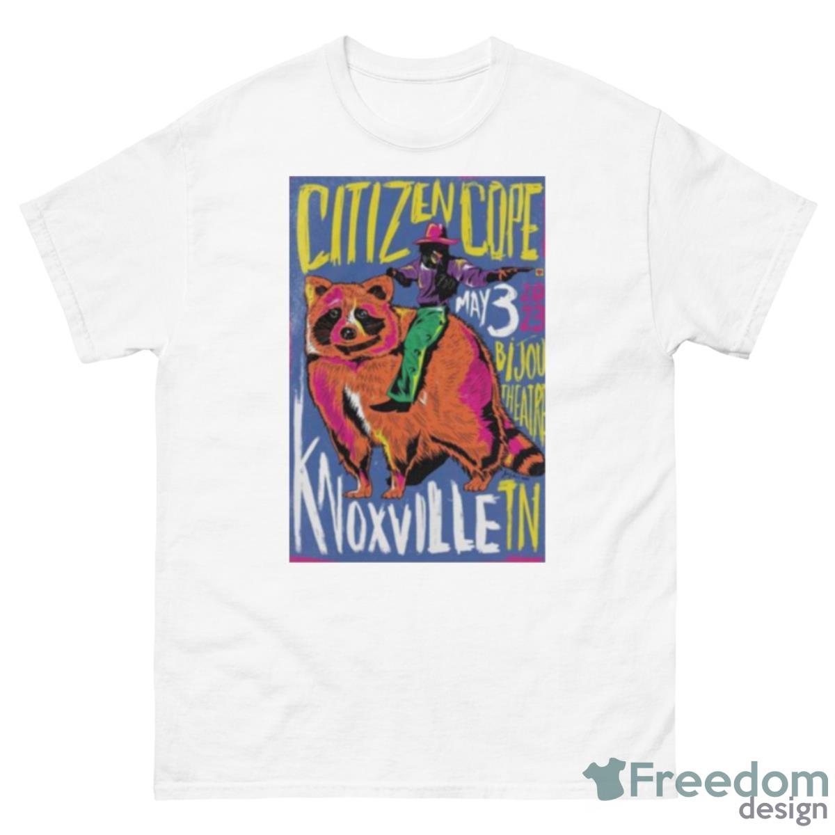 Citizen Cope May 3 2023 Knoxville TN Poster Shirt - 500 Men’s Classic Tee Gildan