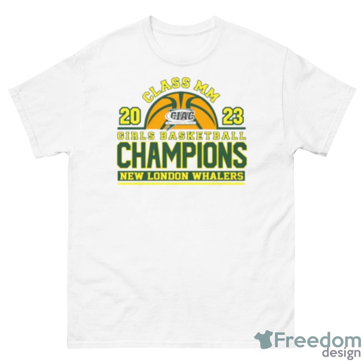 Class MM 2023 CIAC Girls Basketball Champions New London Whalers Shirt - 500 Men’s Classic Tee Gildan