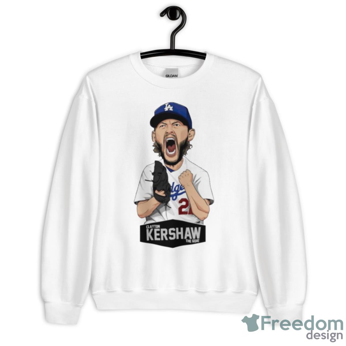 Clayton Kershaw The GOAT Shirt - Unisex Heavy Blend Crewneck Sweatshirt