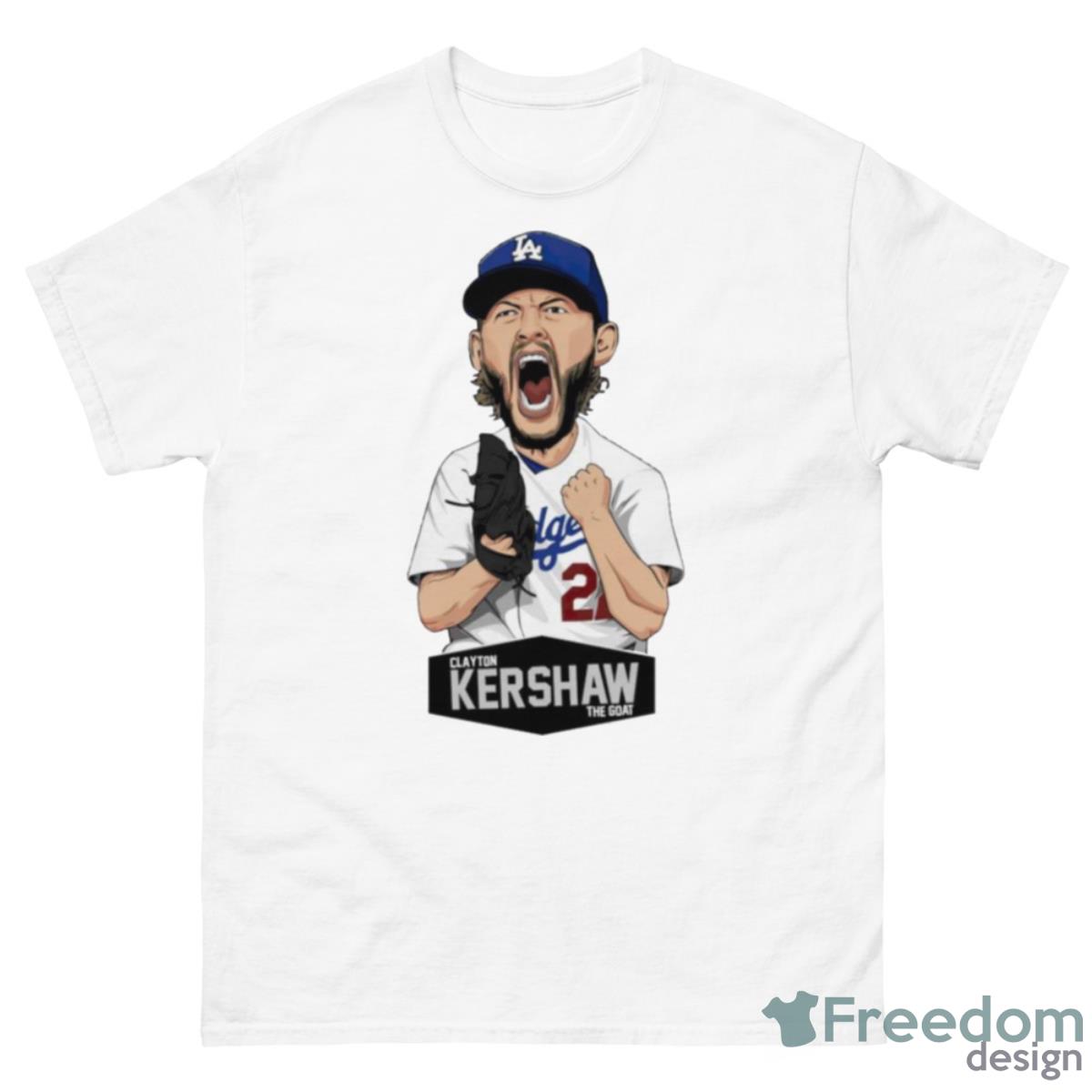 Clayton Kershaw The GOAT Shirt - 500 Men’s Classic Tee Gildan