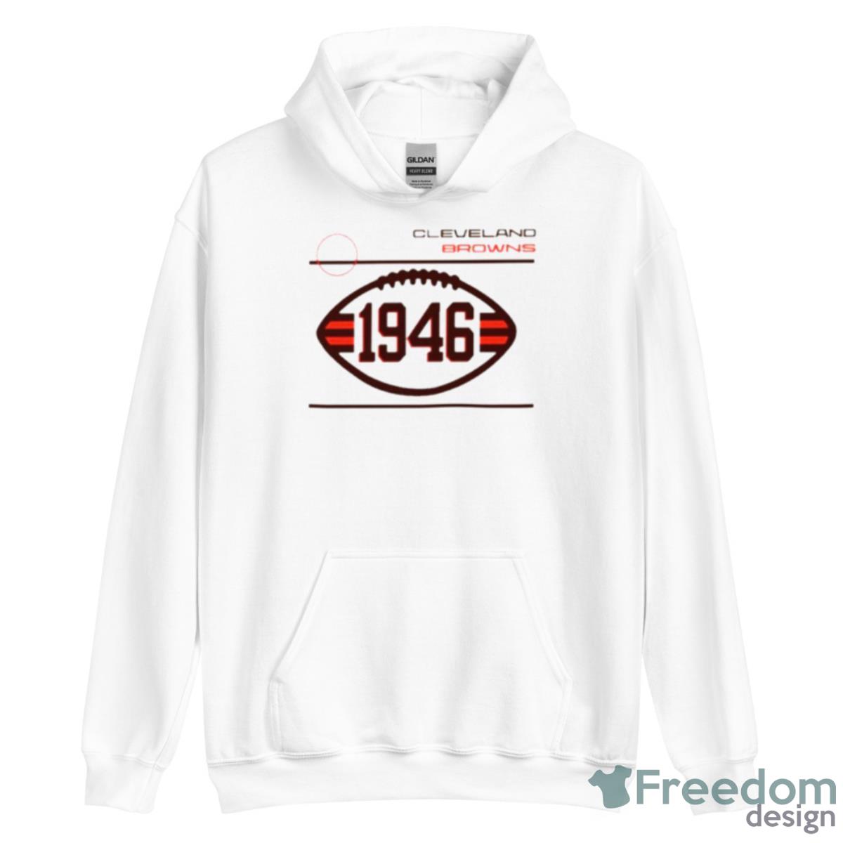 Cleveland Brown 1946 Shirt - Unisex Heavy Blend Hooded Sweatshirt Cleveland Brown 1946 Shirt - Unisex Heavy Blend Hooded Sweatshirt
