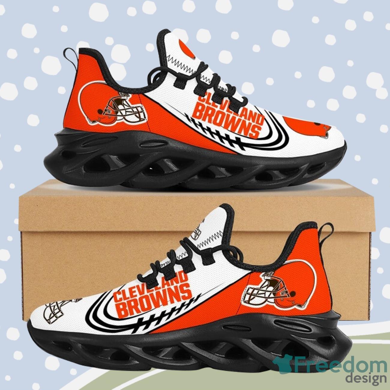 Cleveland Browns NFL Max Soul Running Shoes For Men And Women Product Photo 2