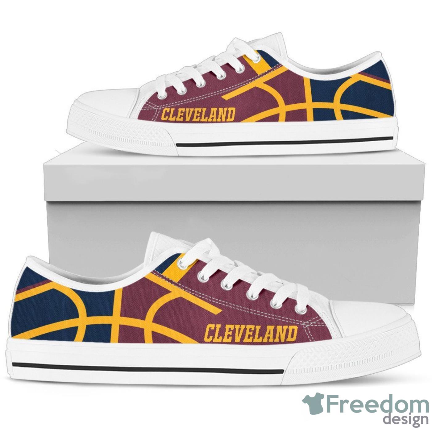 Cleveland Cavaliers Low Top Canvas Shoes For Men And Women Product Photo 2