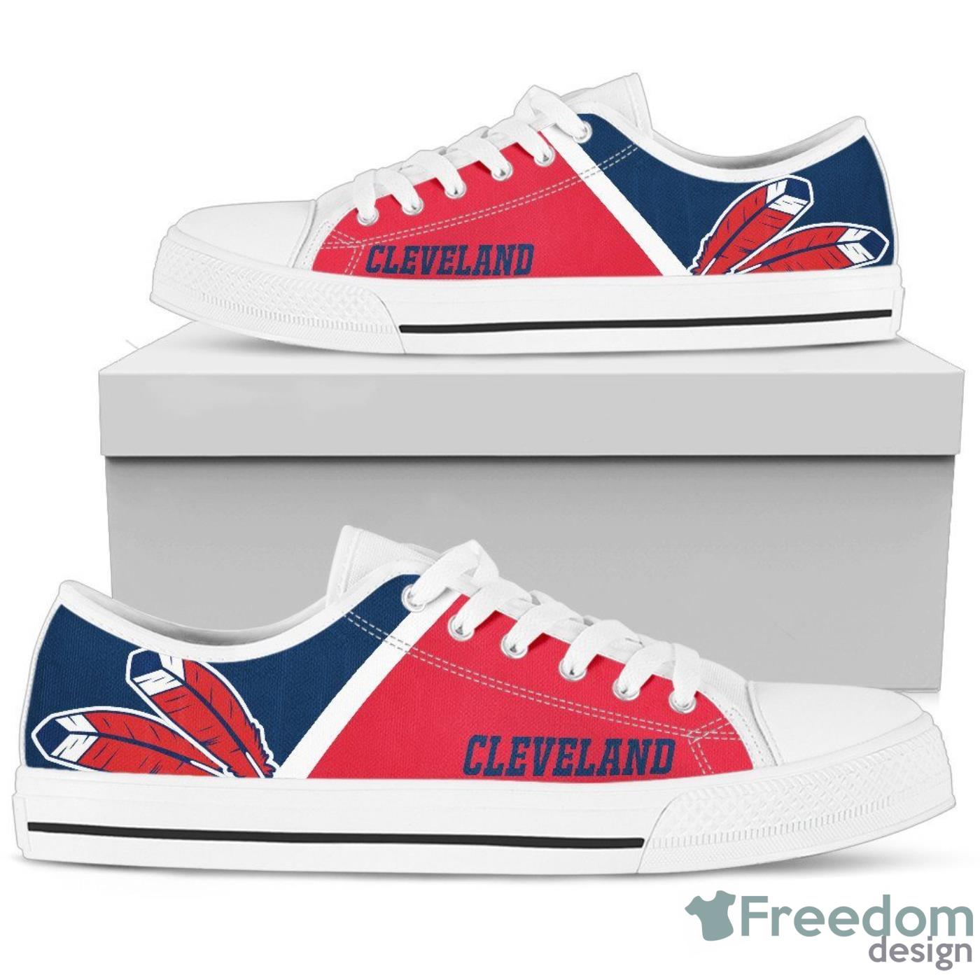 Cleveland Guardians MLB Low Top Canvas Shoes For Men And Women Product Photo 2