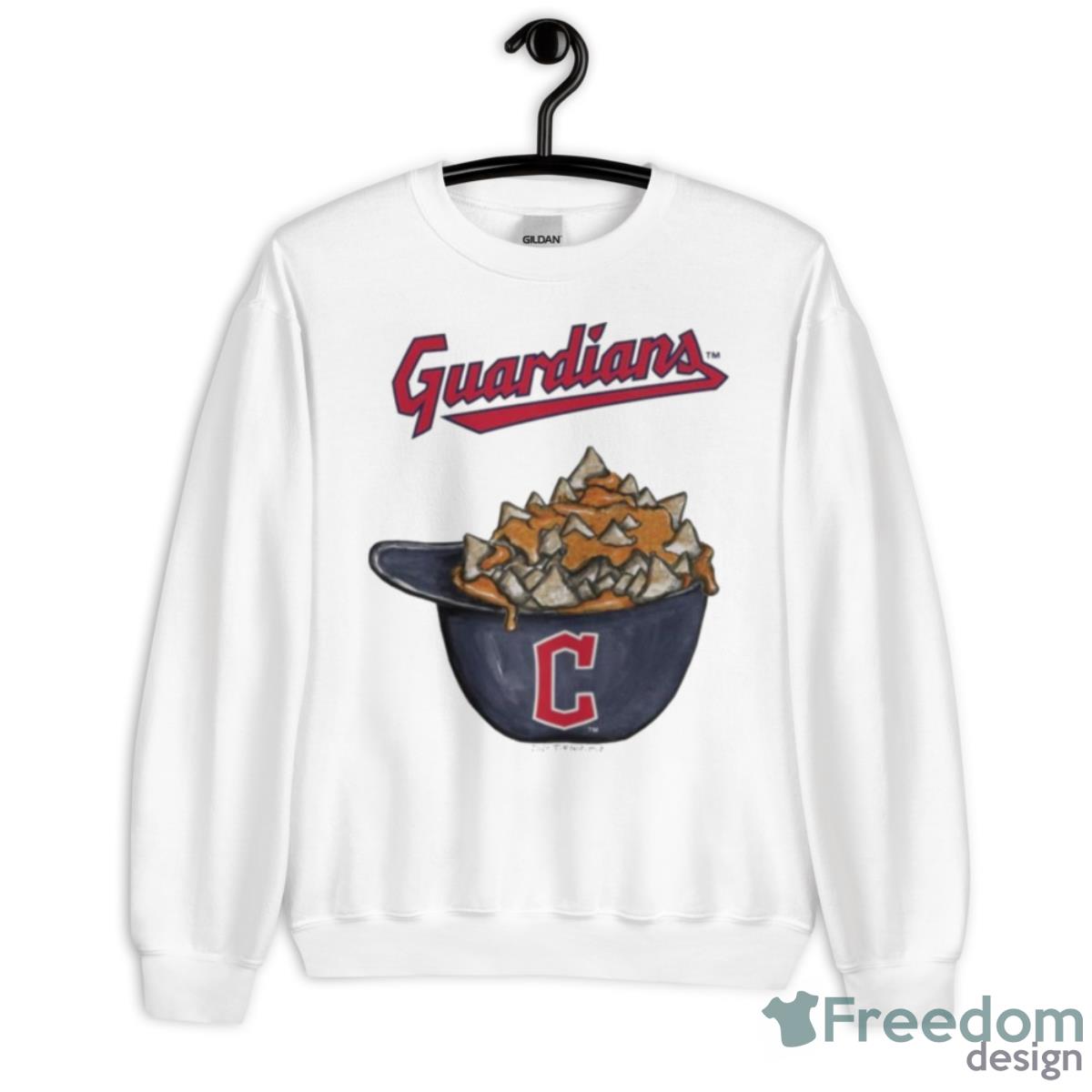 Cleveland Guardians Nacho HelmeShirt - Unisex Heavy Blend Crewneck Sweatshirt