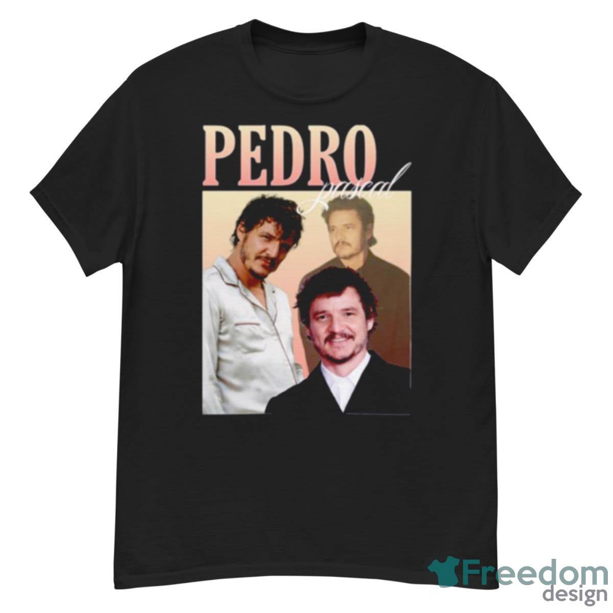 Collage Art Pedro Pascal 90s Vintage Retro Shirt - G500 Men’s Classic T-Shirt