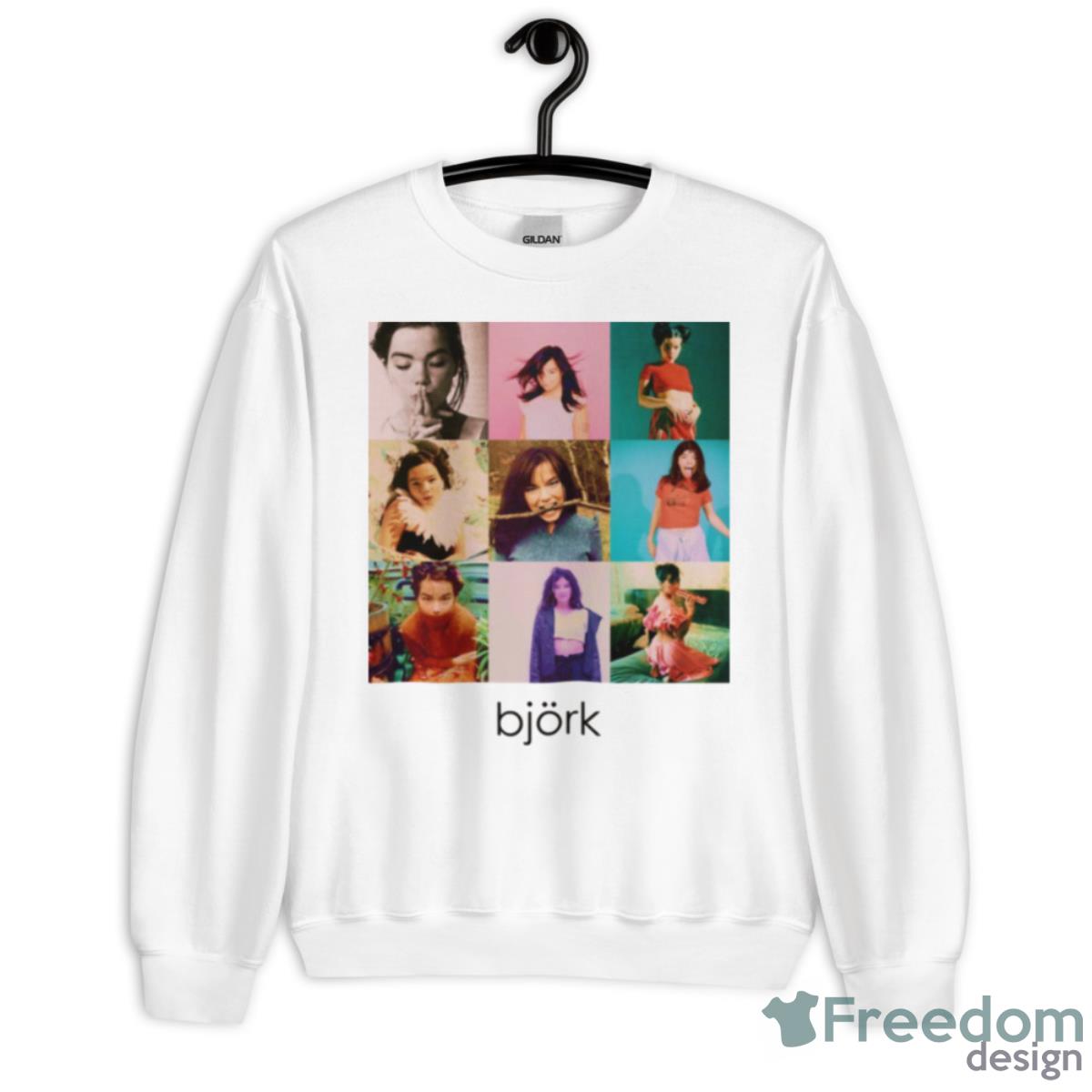 Collage Björk Perfect Gift Shirt - Unisex Heavy Blend Crewneck Sweatshirt