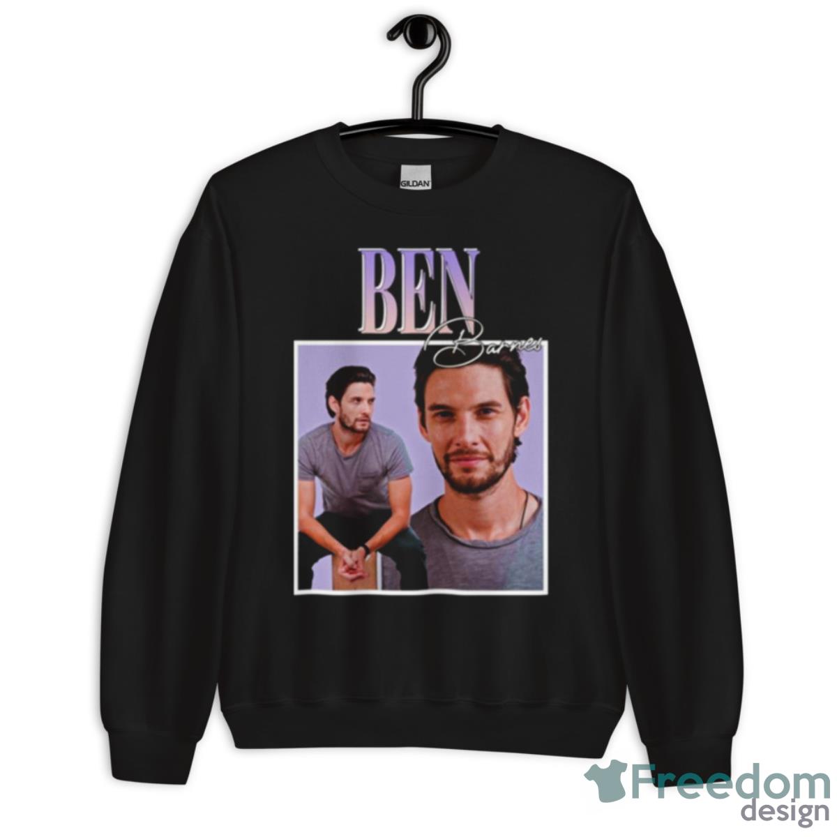 Collage Design Ben Barnes 90s Shirt - Unisex Crewneck Sweatshirt