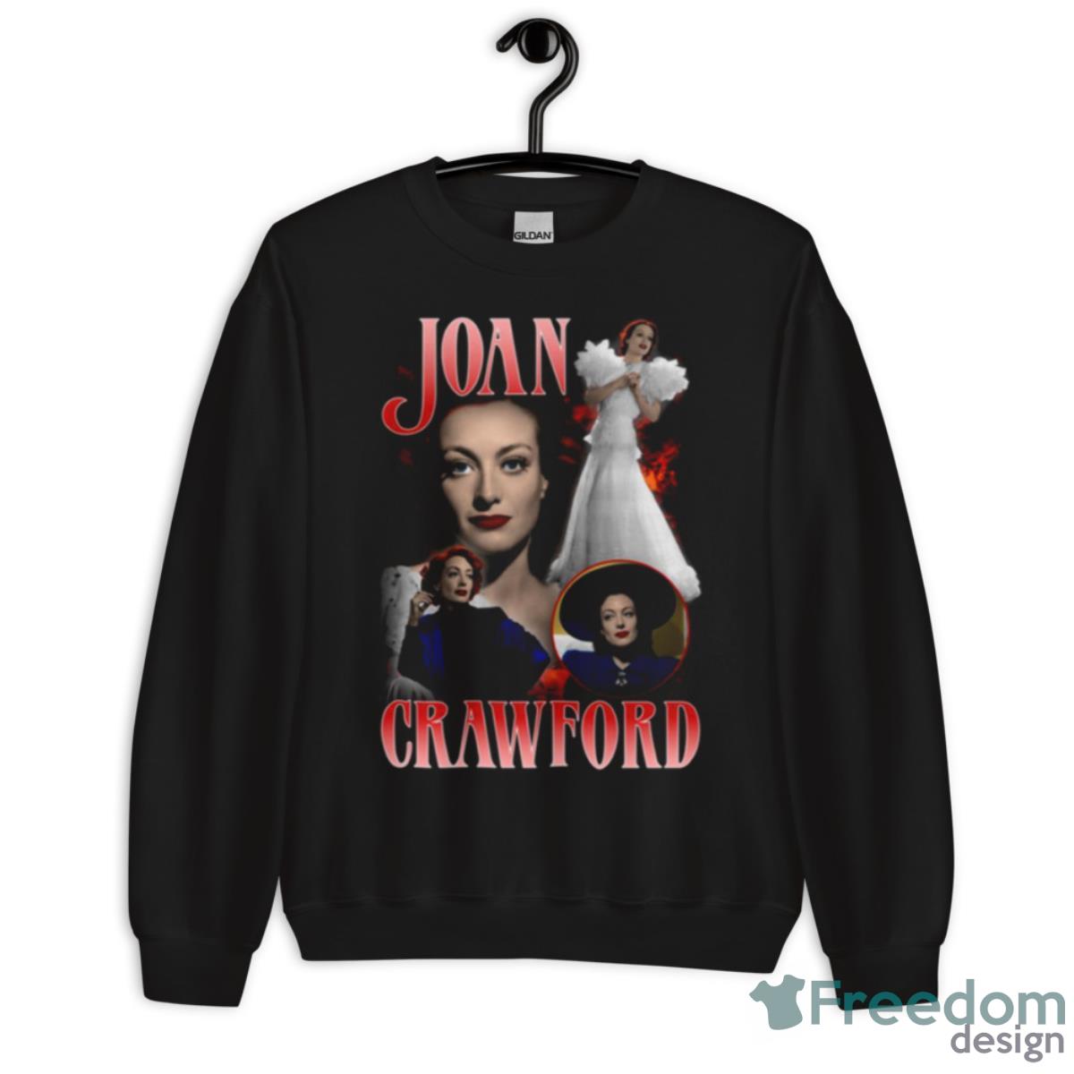 Collage Design Joan Crawford Actress Shirt - Unisex Crewneck Sweatshirt