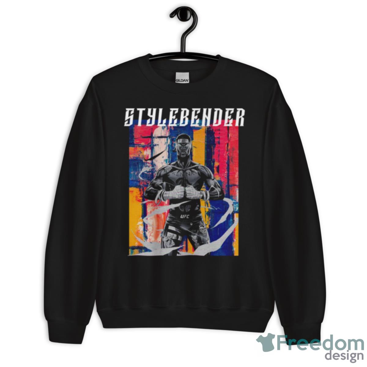 Colored Design Israel Adesanya Stylebender Shirt - Unisex Crewneck Sweatshirt