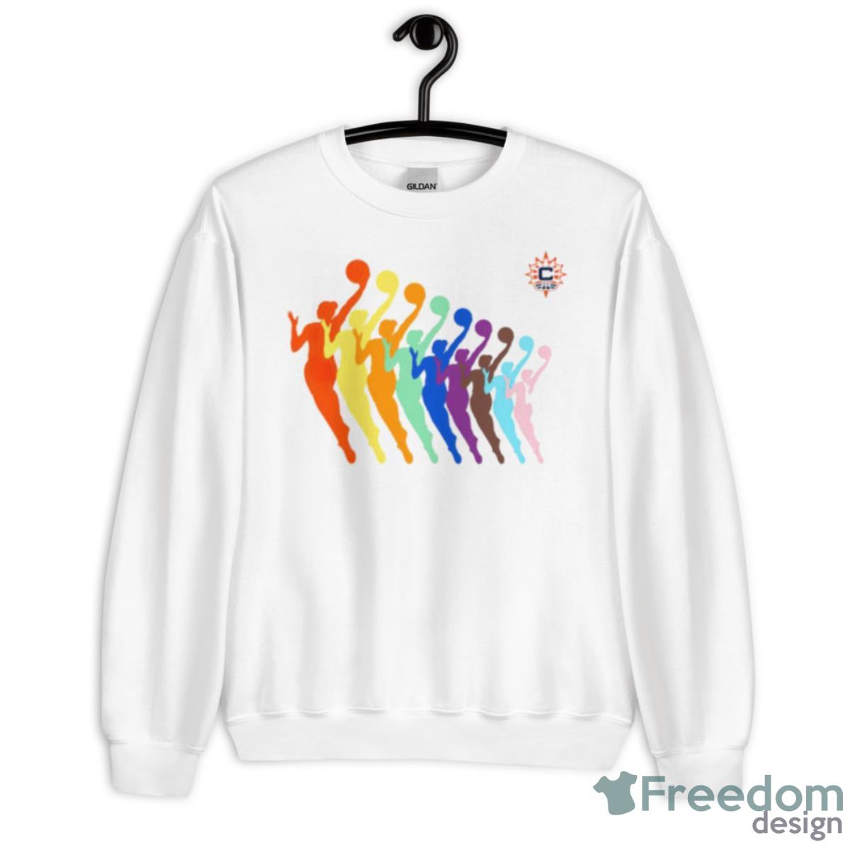 Connecticut Sun Logo WNBA Shirt - Unisex Heavy Blend Crewneck Sweatshirt