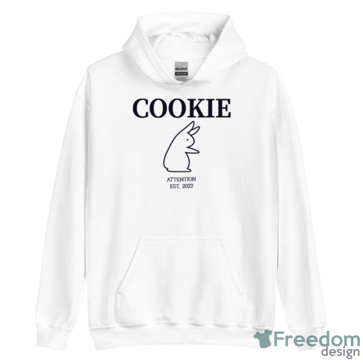 Cookie Attention 2022 Bunny Newjeans Shirt - Unisex Heavy Blend Hooded Sweatshirt