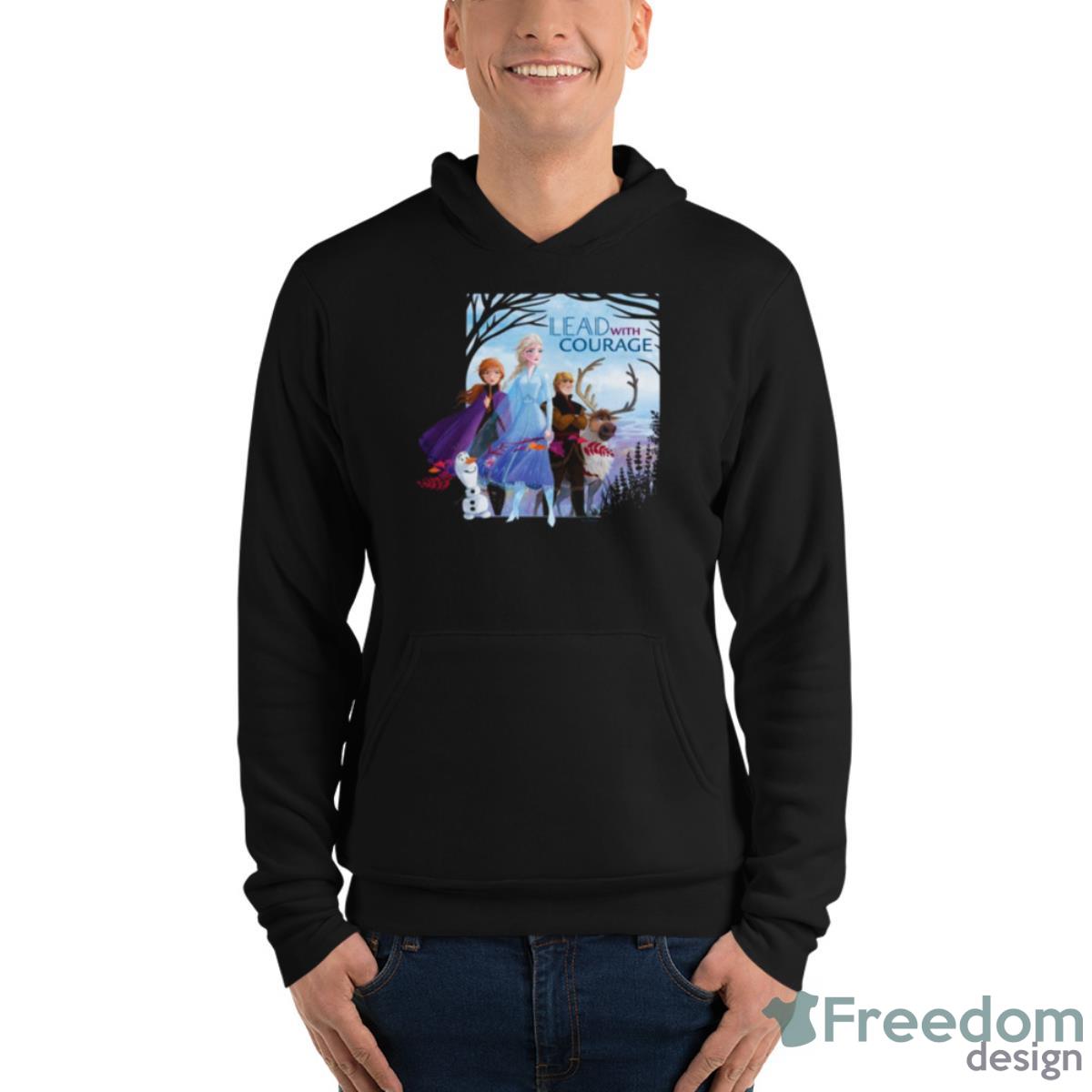 Cool Art Anna Elsa & Friends Courage Frozen Shirt image Cool Art Anna Elsa & Friends Courage Frozen Shirt - Unisex Fleece Pullover Hoodie