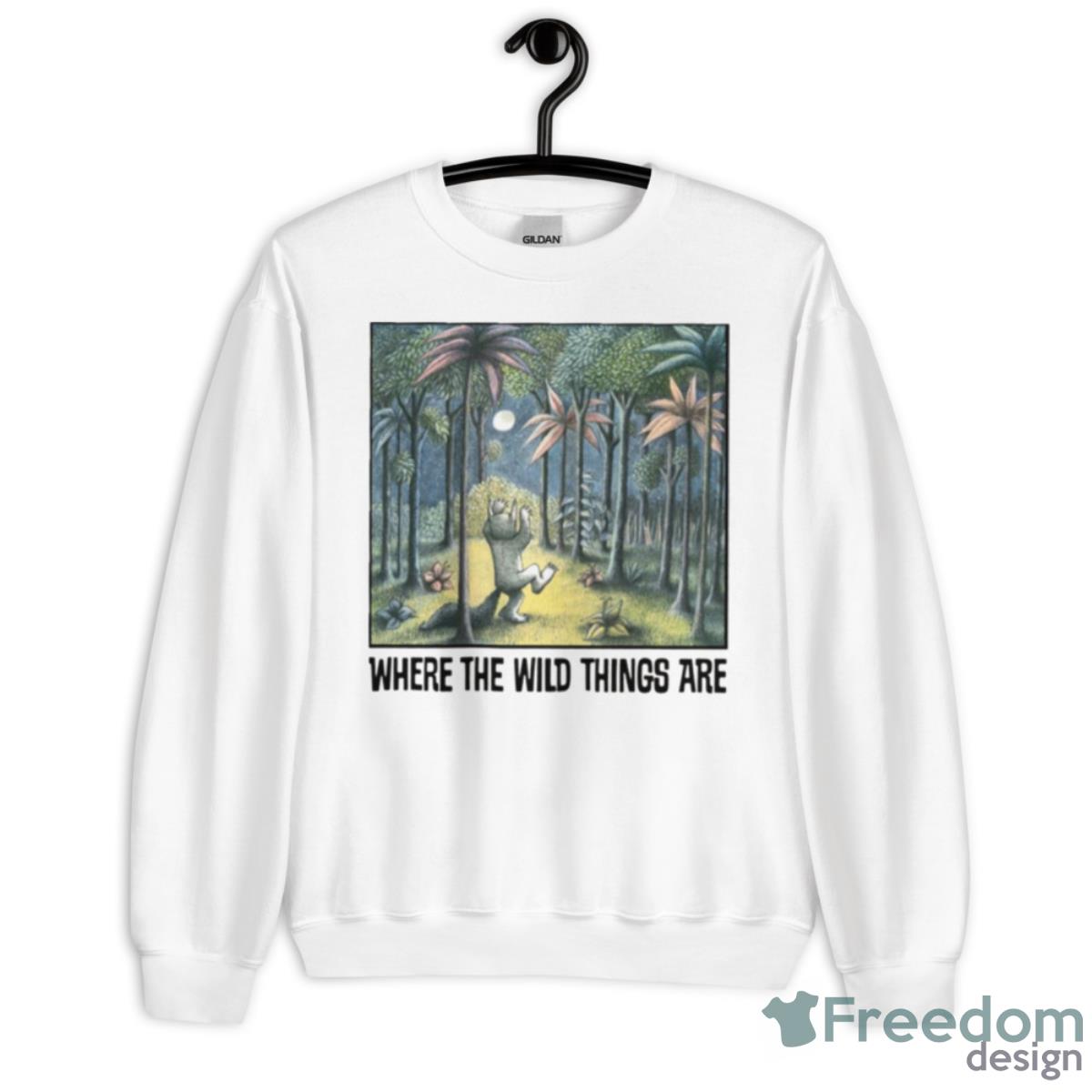 Cool Scene Where The Wild Things Are Shirt - Unisex Heavy Blend Crewneck Sweatshirt