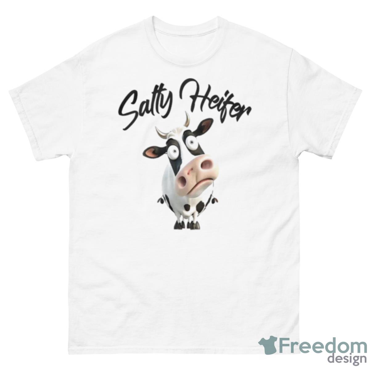 Cow Salty Heifer Shirt - 500 Men’s Classic Tee Gildan