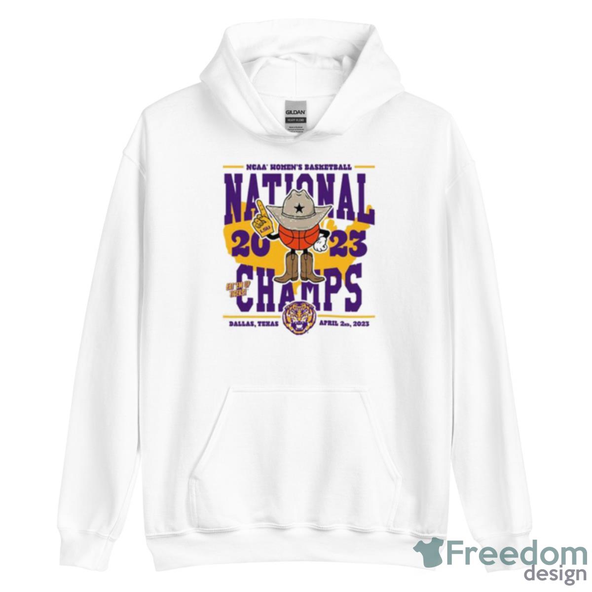 Cowboy LSU Tigers 2023 NCAA National Champions Shirt - Unisex Heavy Blend Hooded Sweatshirt