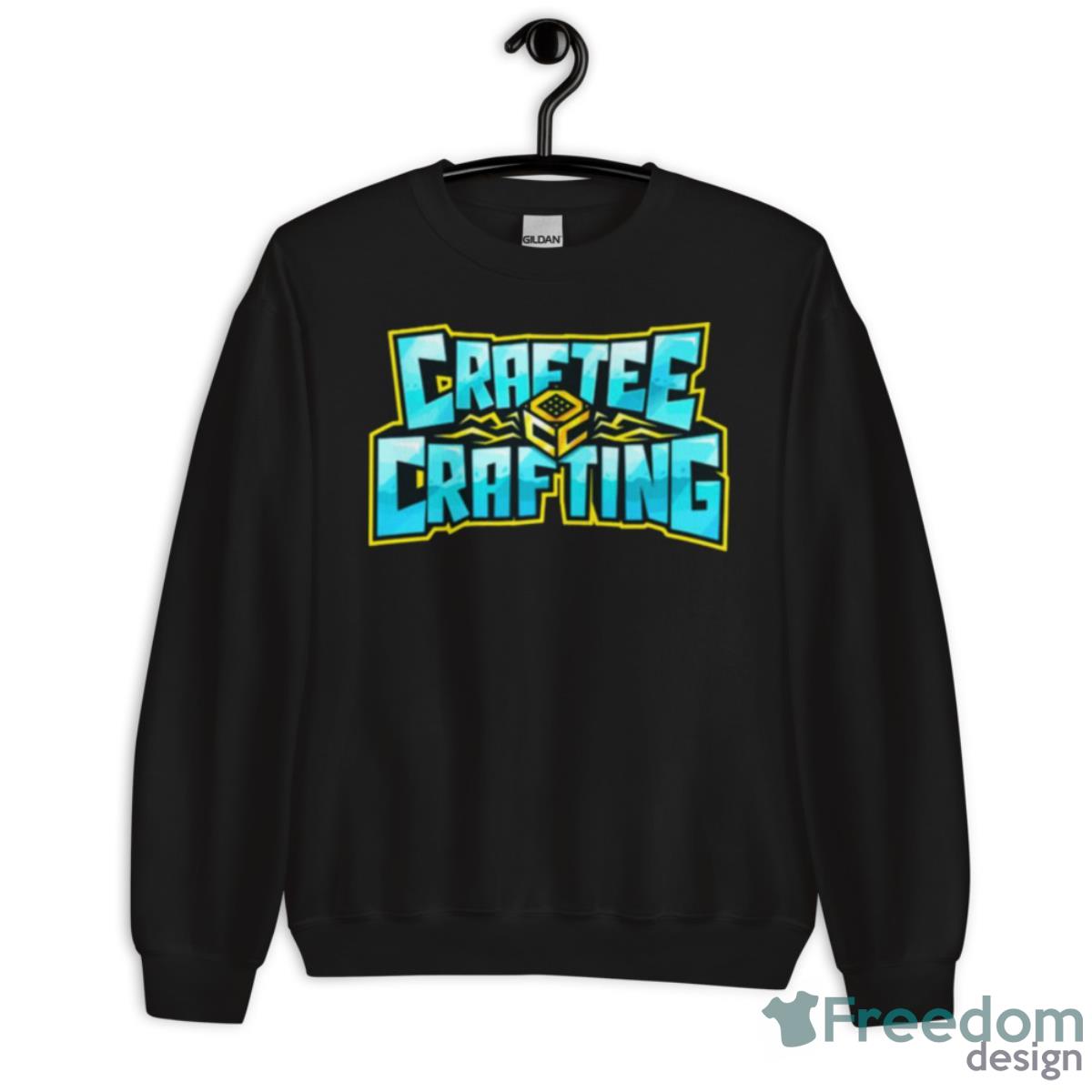 Creftee Crafting Ice Logo Shirt - Unisex Crewneck Sweatshirt
