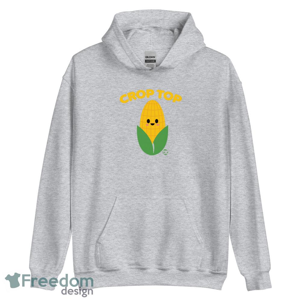 CROP TOP T Shirt corn yellow shirt - Unisex Heavy Blend Hooded Sweatshirt CROP TOP T Shirt corn yellow shirt - Unisex Heavy Blend Hooded Sweatshirt