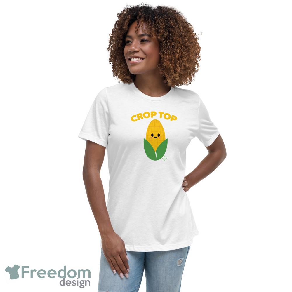 CROP TOP T Shirt corn yellow shirt - Womens Relaxed Short Sleeve Jersey Tee CROP TOP T Shirt corn yellow shirt - Womens Relaxed Short Sleeve Jersey Tee