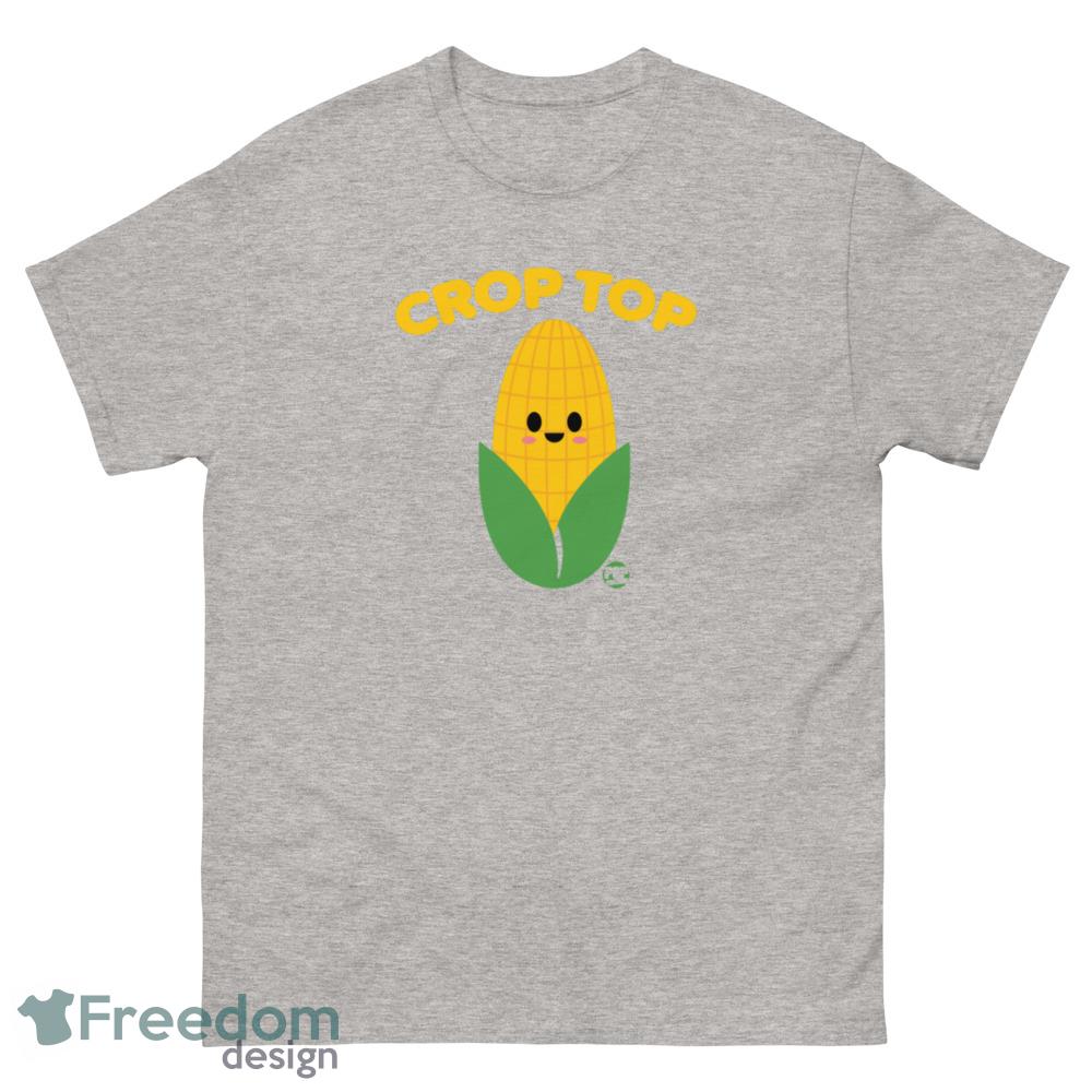 CROP TOP T Shirt corn yellow shirt - 500 Men’s Classic Tee Gildan CROP TOP T Shirt corn yellow shirt - 500 Men’s Classic Tee Gildan