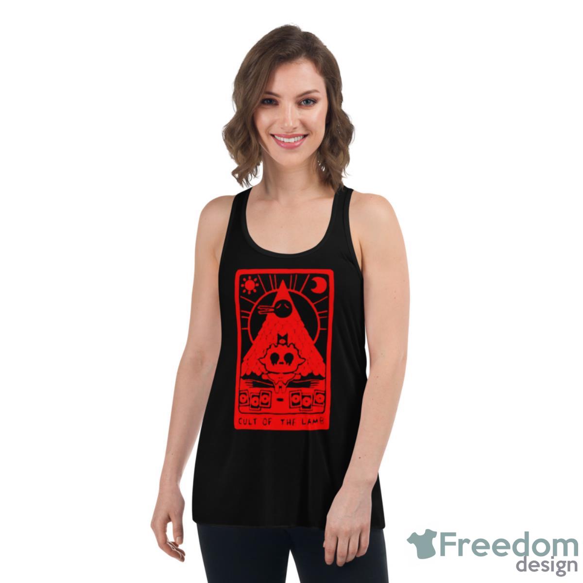 Cult Of The Lamp Tarot Card Funny Shirt - Womens Flowy Racerback Tank Cult Of The Lamp Tarot Card Funny Shirt - Womens Flowy Racerback Tank