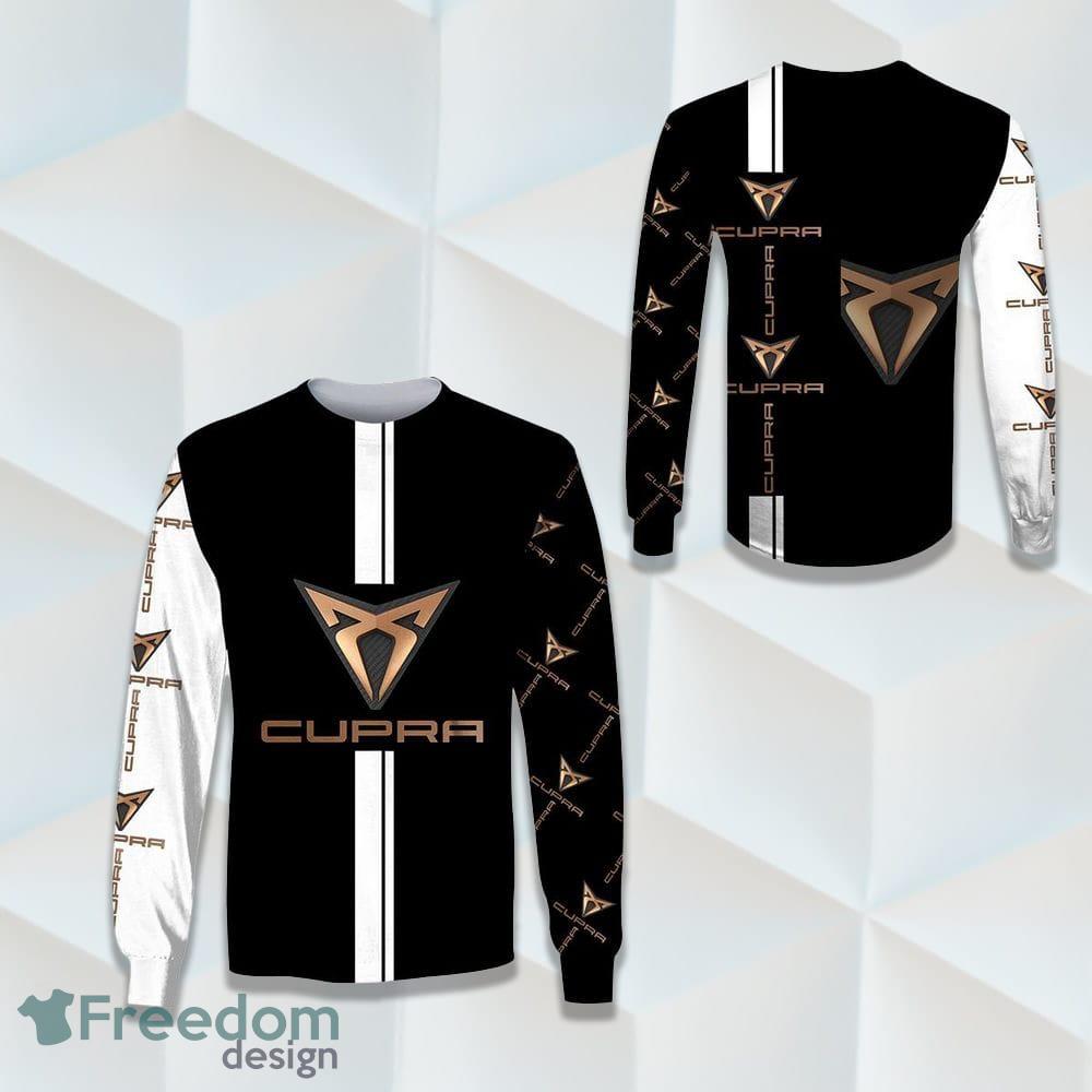 Cupra Black Yellow 3D Logo Sweatshirt For Mens - Cupra Black Style 2 3D Hoodie And Shirts_3