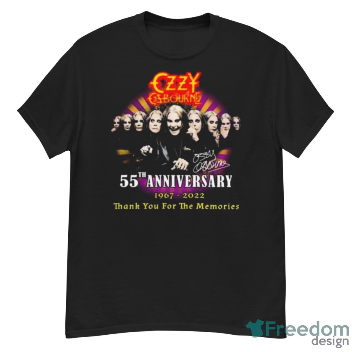 Czy Czarne 55th Anniversary 1967 2022 Thank You For The Memories Signatures Shirt - G500 Men’s Classic T-Shirt