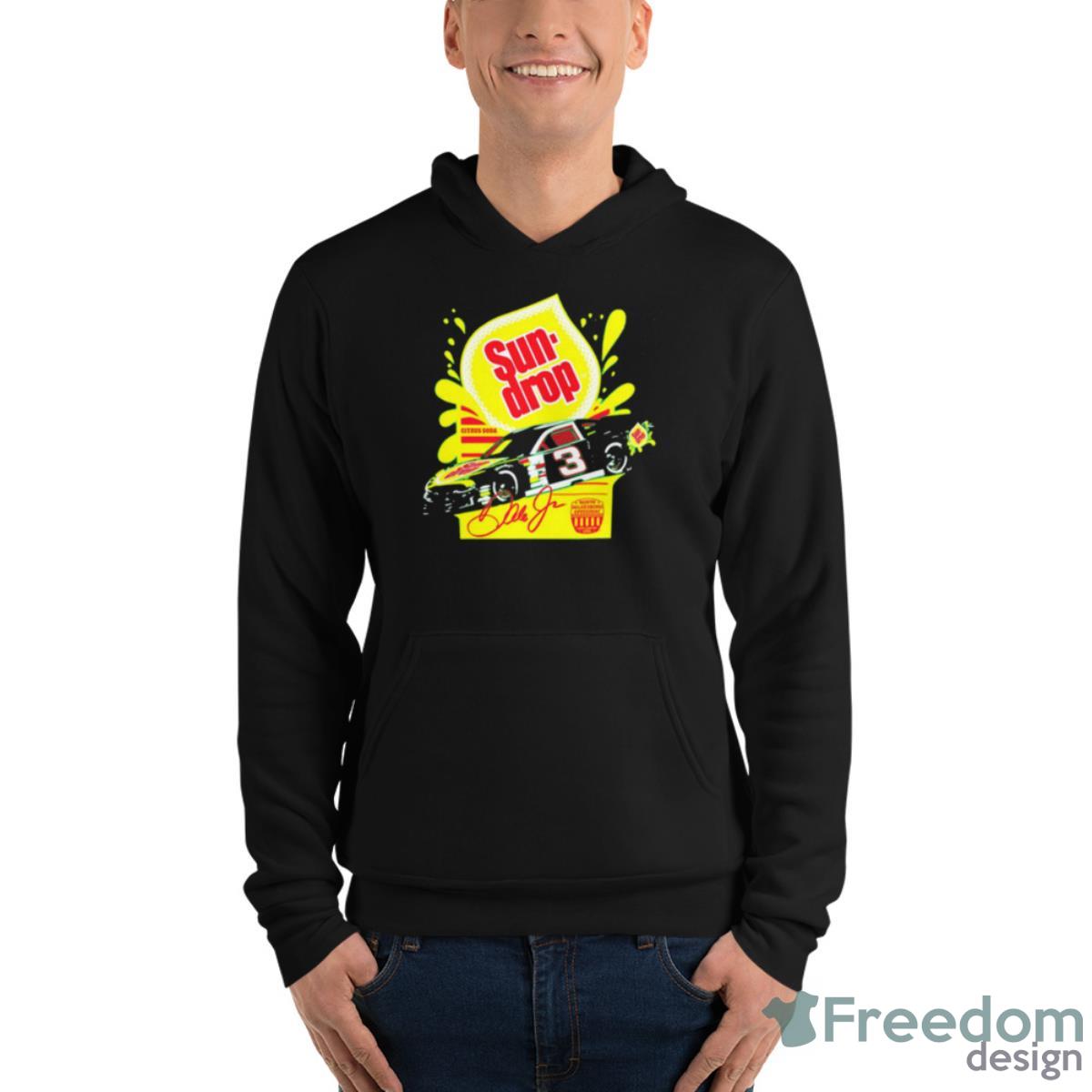 Dale Earnhardt Jr. JR Motorsports Sun Drop Car Signature Shirt image Dale Earnhardt Jr. JR Motorsports Sun Drop Car Signature Shirt - Unisex Fleece Pullover Hoodie