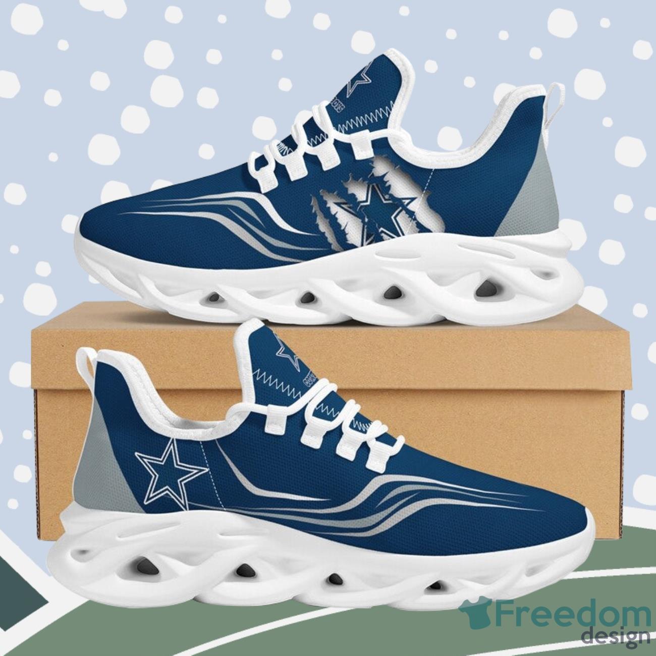 NFL Dallas Cowboys Logo Sneakers Max Soul Shoes For Men And Women -  Freedomdesign