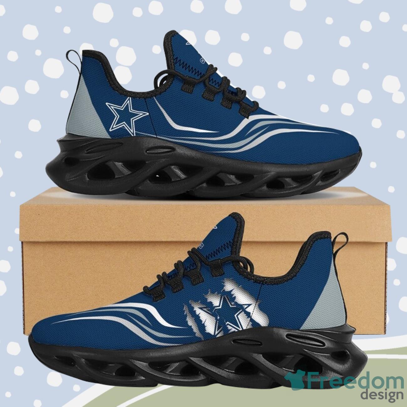 NFL Dallas Cowboys Logo Sneakers Max Soul Shoes For Men And Women -  Freedomdesign