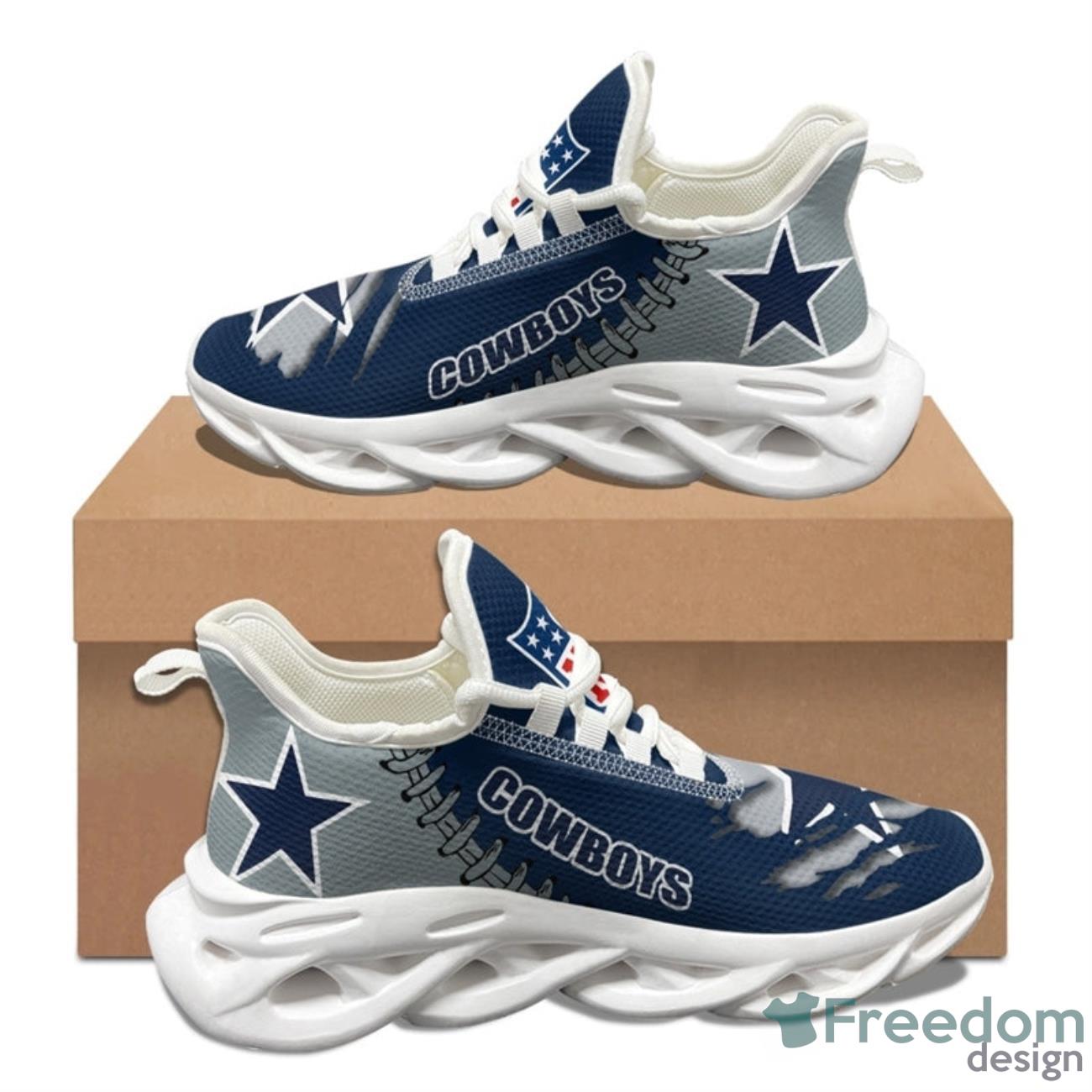 Dallas Cowboys NFL Max Soul Sneakers Running Shoes Gifts For Fan Product Photo 2