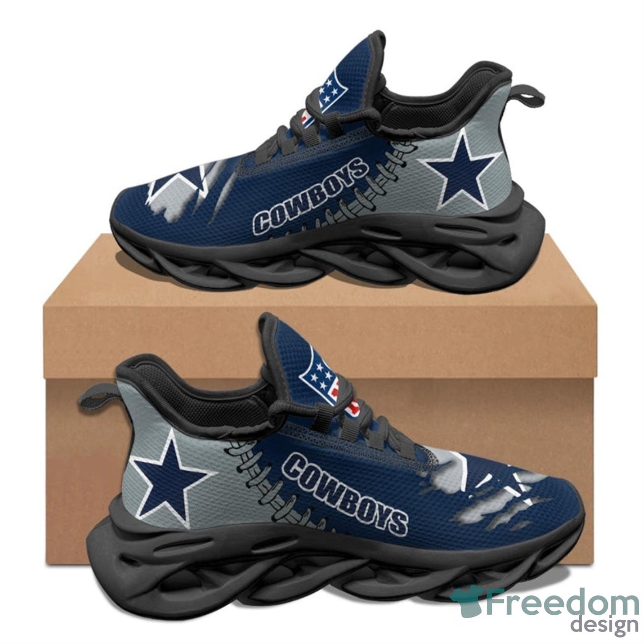 Dallas Cowboys NFL Max Soul Sneakers Running Shoes Gifts For Fan Product Photo 1