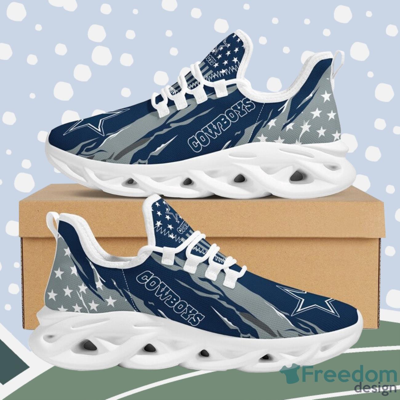 Dallas Cowboys NFL Max Soul Sneakers Running Shoes Product Photo 1