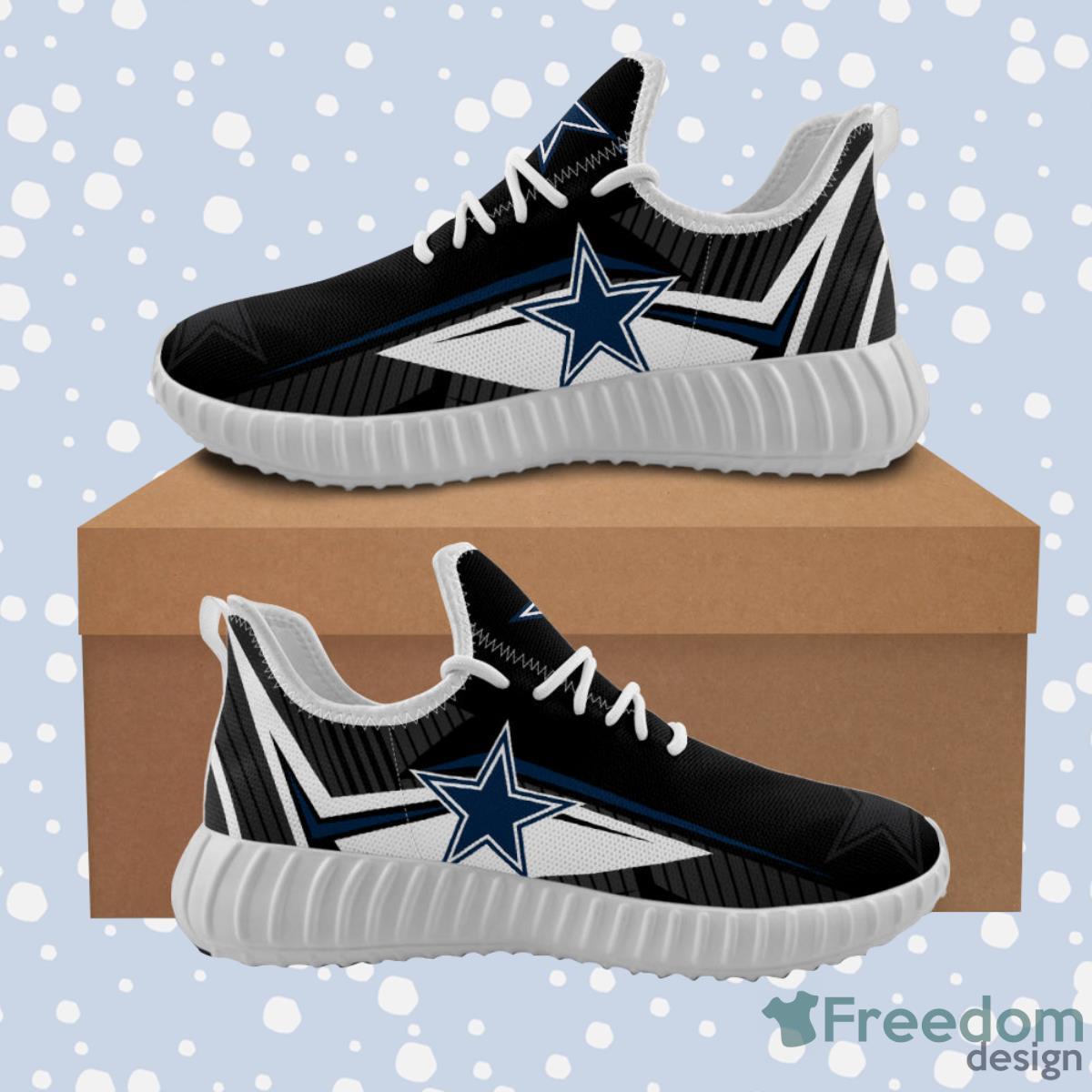 NFL Dallas Cowboys Teams Football Black Reze Shoes For Men And Women