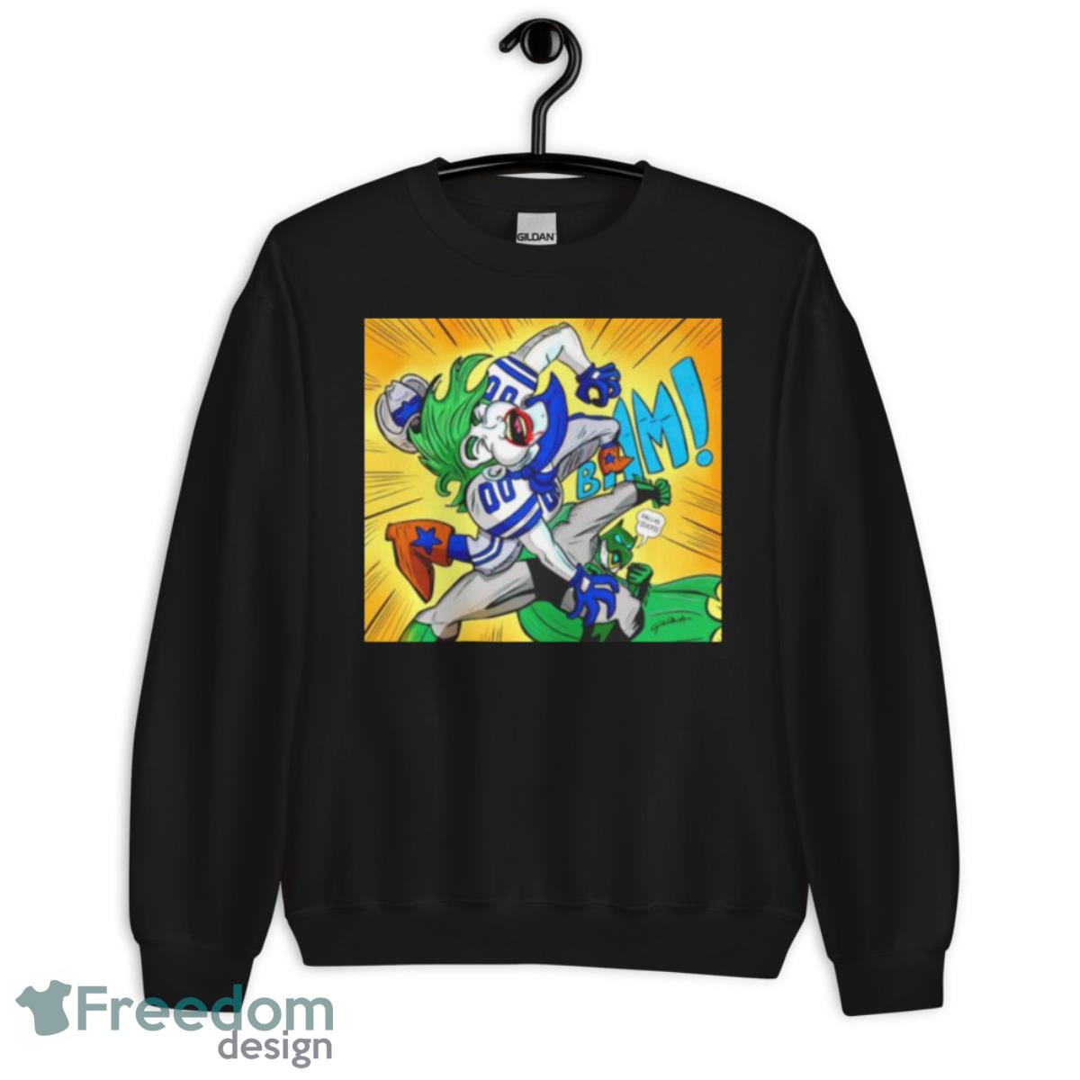 Dallas Sucks Batman Vs Joker Shirt image Dallas Sucks Batman Vs Joker Shirt - Unisex Crewneck Sweatshirt