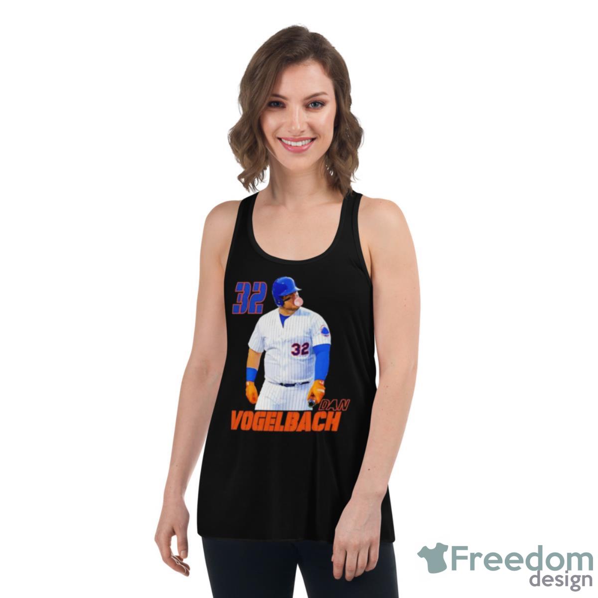 Daniel Vogelbach 32 New York Mets Blowing Gum Shirt - Womens Flowy Racerback Tank Daniel Vogelbach 32 New York Mets Blowing Gum Shirt - Womens Flowy Racerback Tank