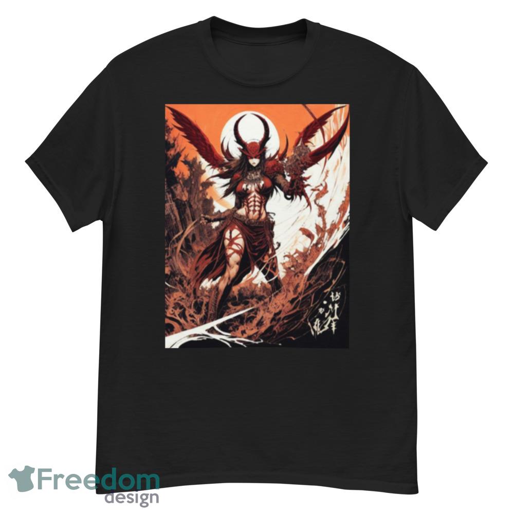 Dark Angel Of Death Artwork Shirt - Unisex Crewneck Sweatshirt