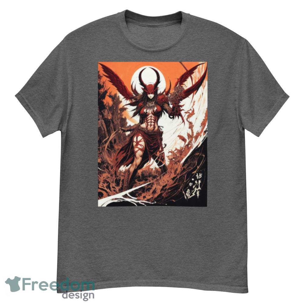 Dark Angel Of Death Artwork Shirt - Short Sleeve T-Shirt