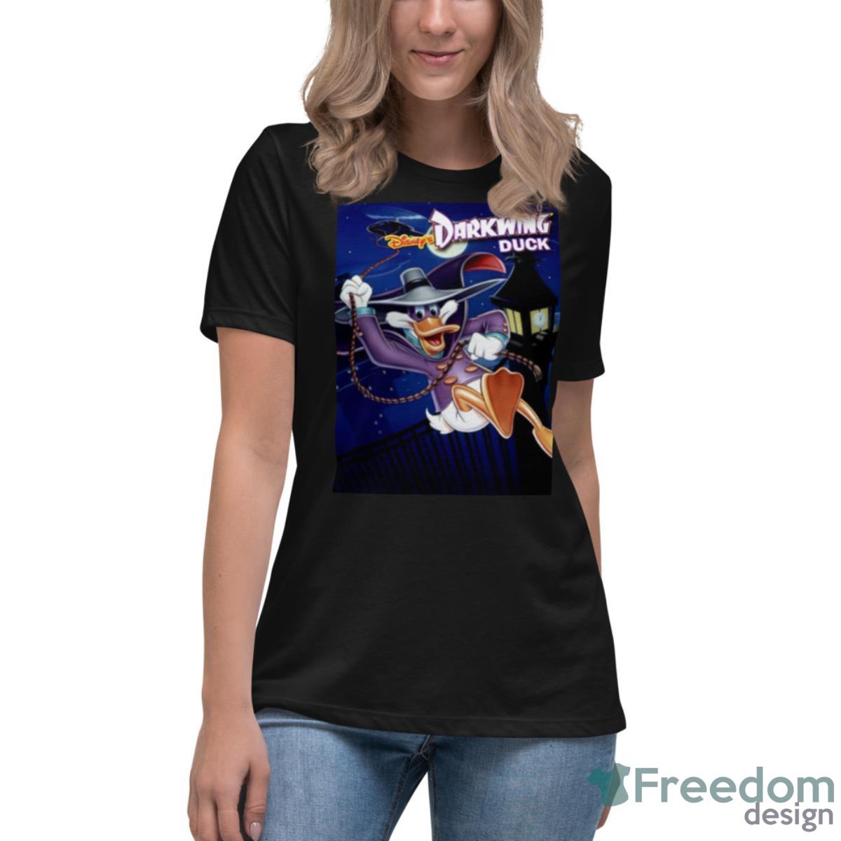 Darkwing Duck Disney Shirt - Womens Relaxed Short Sleeve Jersey Tee Darkwing Duck Disney Shirt - Womens Relaxed Short Sleeve Jersey Tee