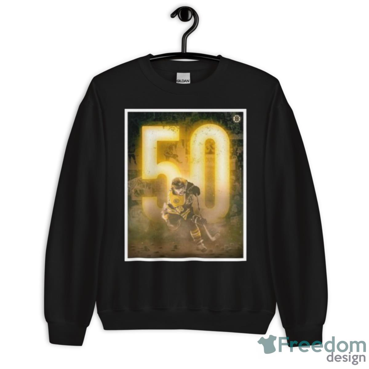 David Pastrnak 50 Goals For Boston Bruins Vintage Shirt - Unisex Crewneck Sweatshirt David Pastrnak 50 Goals For Boston Bruins Vintage Shirt - Unisex Crewneck Sweatshirt