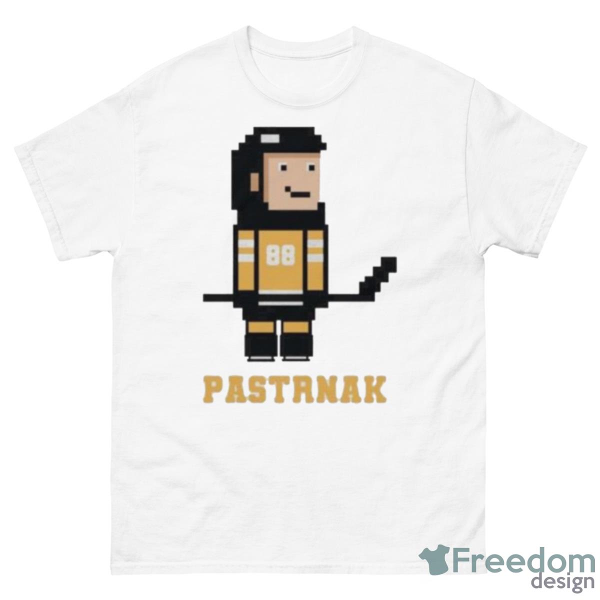 David Pastrnak 8 Bit Boston Bruins Hockey Shirt - 500 Men’s Classic Tee Gildan