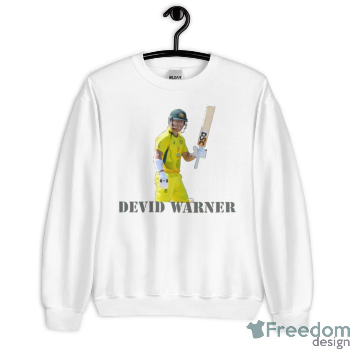 David Warner Cricket Player Shirt - Unisex Heavy Blend Crewneck Sweatshirt