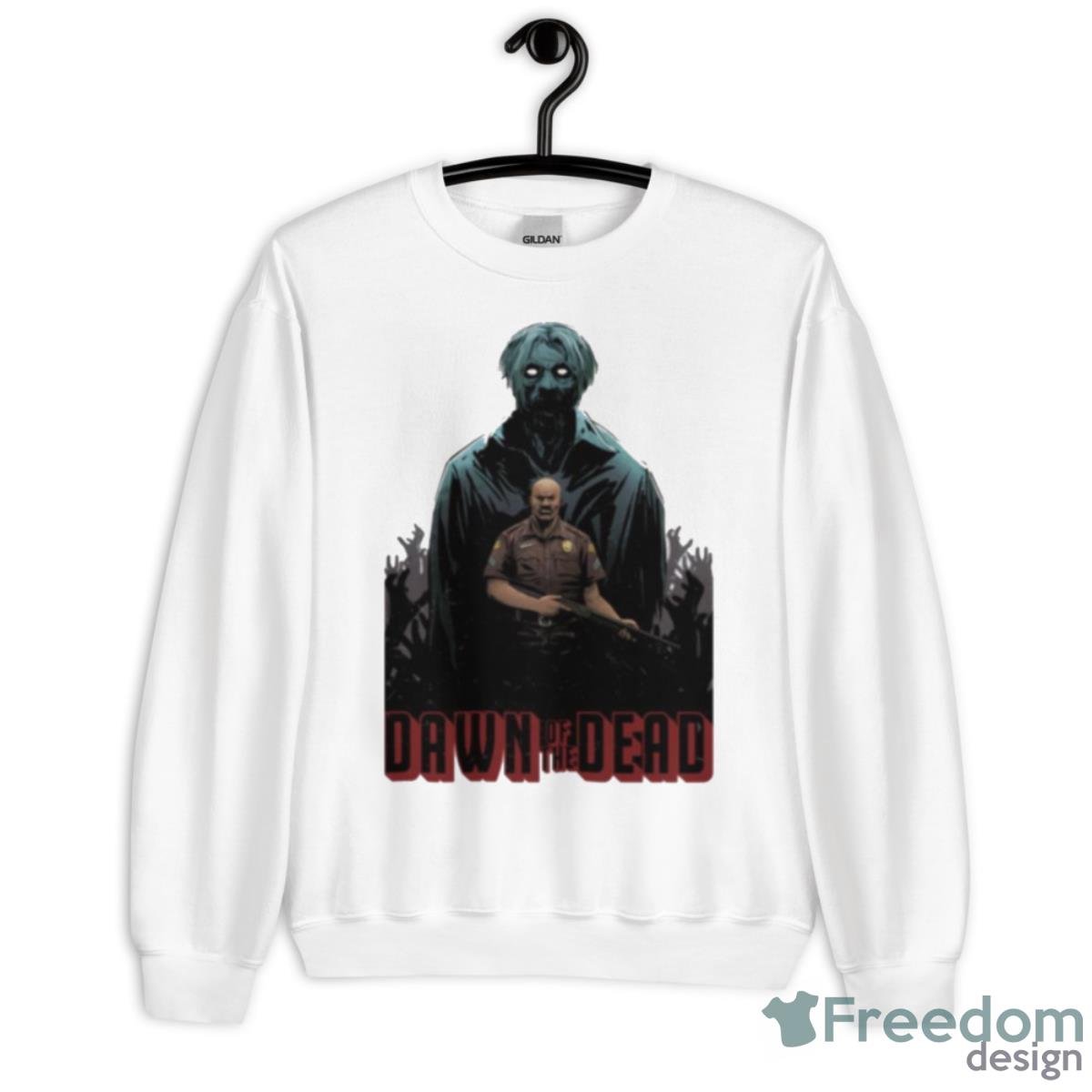 Dawn Of The Dead Zombie Shirt - Unisex Heavy Blend Crewneck Sweatshirt